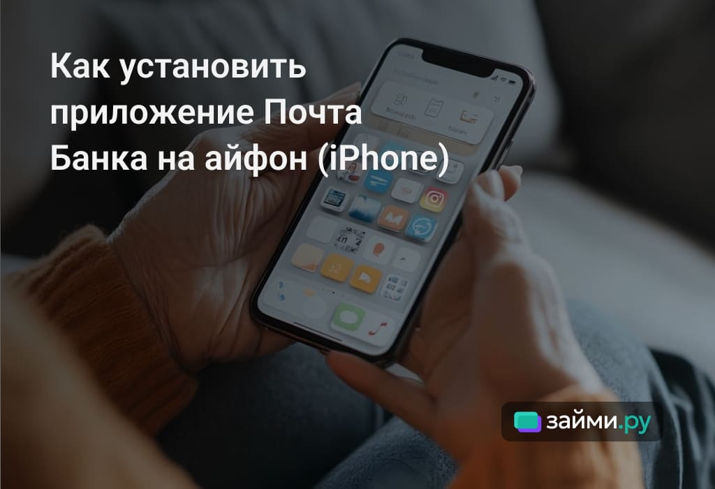 Особенности установки приложения Почта Банка на айфон, инструкция, регистрация, где скачать, правила безопасности