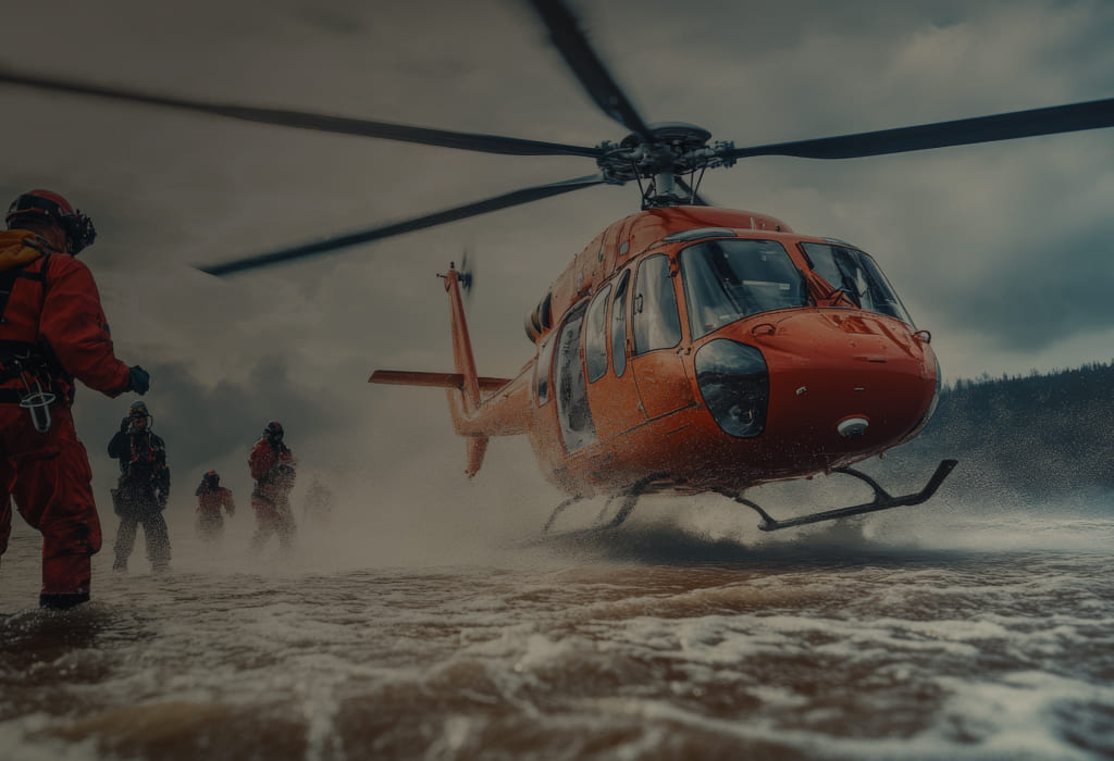 сотрудники МЧС за работой